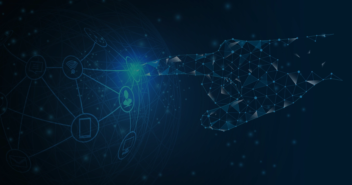 Hintergrundgrafik von Finostra BDQ Kontaktseite